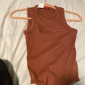 Guess brown body suit